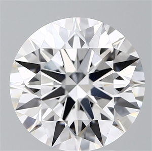 Picture of Lab Grown Diamond 4.56 Carats, Round with Ideal Cut, D Color, VVS2 Clarity and Certified by IGI