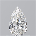 Natural Diamond 0.51 Carats, Pear with  Cut, F Color, VS1 Clarity and Certified by GIA