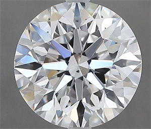Picture of Natural Diamond 1.50 Carats, Round with Excellent Cut, F Color, SI1 Clarity and Certified by GIA