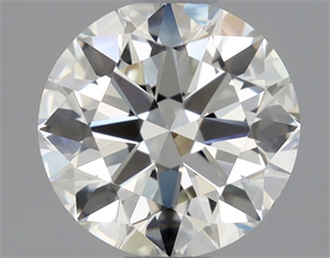 Picture of Natural Diamond 0.70 Carats, Round with Excellent Cut, I Color, VS2 Clarity and Certified by GIA