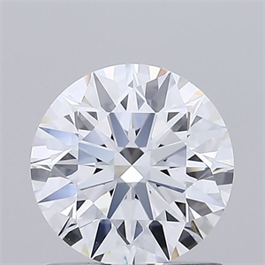 Picture of Lab Grown Diamond 1.02 Carats, Round with Ideal Cut, E Color, IF Clarity and Certified by IGI