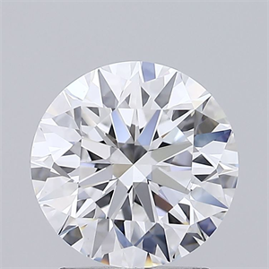 Picture of Lab Grown Diamond 2.01 Carats, Round with Ideal Cut, D Color, VS2 Clarity and Certified by IGI