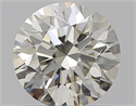 Natural Diamond 0.40 Carats, Round with Excellent Cut, K Color, VS1 Clarity and Certified by GIA