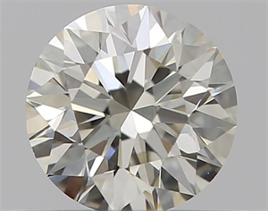 Picture of Natural Diamond 0.40 Carats, Round with Excellent Cut, K Color, VS1 Clarity and Certified by GIA