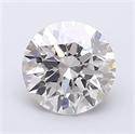 Lab Grown Diamond 1.61 Carats, Round with Ideal Cut, G Color, VVS2 Clarity and Certified by IGI