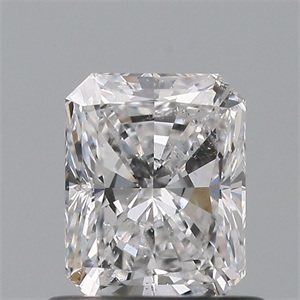 Foto Diamante Natural 0.72 quilates, Radiante , Color D, claridad SI2 y certificado IGI de