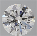 Lab Grown Diamond 5.04 Carats, Round with Ideal Cut, E Color, VVS2 Clarity and Certified by IGI