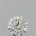 Diamante Natural 0.60 quilates, Redondo , Color I, claridad VVS2 y certificado GIA
