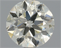 Natural Diamond 1.41 Carats, Round with Excellent Cut, M Color, SI2 Clarity and Certified by GIA