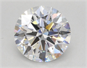 Lab Grown Diamond 3.04 Carats, Round with Ideal Cut, E Color, VVS2 Clarity and Certified by IGI
