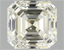Natural Diamond 1.51 Carats, Asscher with  Cut, K Color, VVS1 Clarity and Certified by IGI
