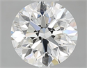 Diamante Natural 1.71 quilates, Redondo , Color I, claridad VVS2 y certificado GIA