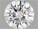Lab Grown Diamond 1.43 Carats, Round with Ideal Cut, D Color, VS1 Clarity and Certified by IGI