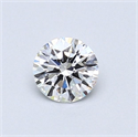 Natural Diamond 0.46 Carats, Round with Very Good Cut, D Color, VS1 Clarity and Certified by GIA