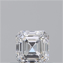 Natural Diamond 0.51 Carats, Asscher with  Cut, D Color, VS1 Clarity and Certified by GIA