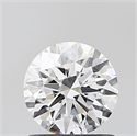 Lab Grown Diamond 0.84 Carats, Round with Ideal Cut, D Color, IF Clarity and Certified by IGI
