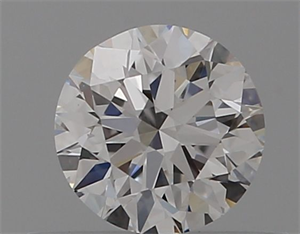 Picture of Natural Diamond 0.40 Carats, Round with Very Good Cut, D Color, VVS2 Clarity and Certified by GIA