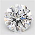 Del inventario de diamantes de laboratorio, 4.14 quilates, Redondo , Color D, claridad IF y certificado IGI
