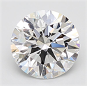 Del inventario de diamantes de laboratorio, 4.14 quilates, Redondo , Color D, claridad IF y certificado IGI