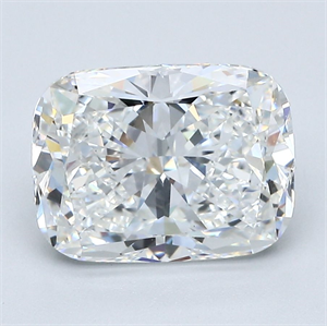 Picture of Natural Diamond 3.51 Carats, Cushion with  Cut, F Color, VVS2 Clarity and Certified by GIA