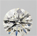 Natural Diamond 1.10 Carats, Round with Excellent Cut, H Color, VVS1 Clarity and Certified by IGI