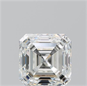 Natural Diamond 1.91 Carats, Asscher with  Cut, H Color, VS1 Clarity and Certified by GIA
