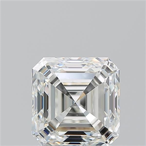 Picture of Natural Diamond 1.91 Carats, Asscher with  Cut, H Color, VS1 Clarity and Certified by GIA
