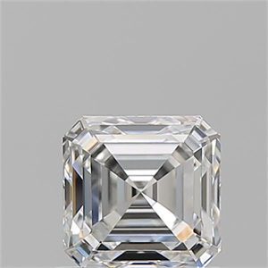 Picture of Natural Diamond 0.92 Carats, Asscher with  Cut, G Color, IF Clarity and Certified by GIA