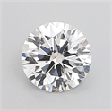 Lab Grown Diamond 1.00 Carats, Round with Ideal Cut, D Color, VVS1 Clarity and Certified by IGI