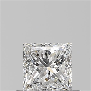 Foto Diamante Natural 0.54 quilates, Princesa , Color F, claridad VS1 y certificado GIA de