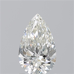 Picture of Natural Diamond 1.01 Carats, Pear with  Cut, I Color, VS2 Clarity and Certified by GIA