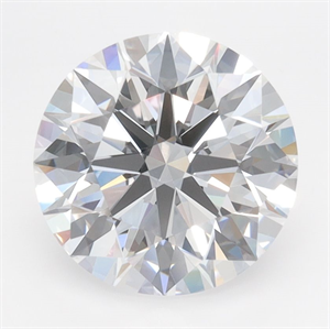 Picture of Lab Grown Diamond 3.03 Carats, Round with Ideal Cut, D Color, IF Clarity and Certified by IGI