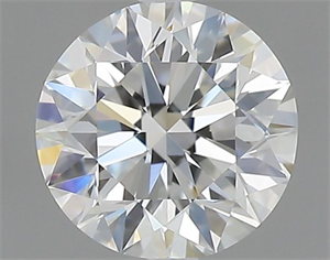Picture of Natural Diamond 0.70 Carats, Round with Excellent Cut, F Color, VVS2 Clarity and Certified by GIA