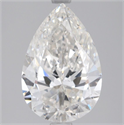 Natural Diamond 2.01 Carats, Pear with  Cut, G Color, SI1 Clarity and Certified by GIA