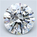 Diamante Natural 2.52 quilates, Redondo , Color D, claridad VS2 y certificado GIA