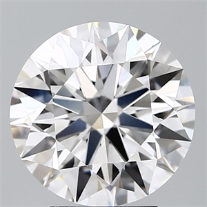 Picture of Lab Grown Diamond 3.78 Carats, Round with Ideal Cut, D Color, VS1 Clarity and Certified by IGI