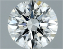 Natural Diamond 0.70 Carats, Round with Excellent Cut, I Color, SI1 Clarity and Certified by GIA