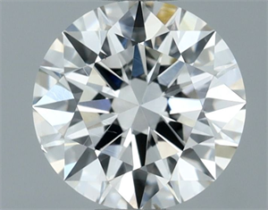 Picture of Natural Diamond 0.70 Carats, Round with Excellent Cut, I Color, SI1 Clarity and Certified by GIA