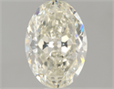 Natural Diamond 1.51 Carats, Oval with  Cut, L Color, SI2 Clarity and Certified by GIA