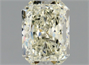 Natural Diamond 0.90 Carats, Radiant with  Cut, N Color, SI2 Clarity and Certified by GIA