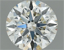 Natural Diamond 0.70 Carats, Round with Excellent Cut, J Color, VS2 Clarity and Certified by IGI