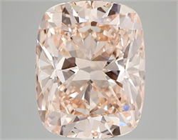 Picture of Lab Grown Diamond 7.62 Carats, CUSHION MODIFIED with  Cut, Fancy Intense Pink Color, VS1 Clarity and Certified by IGI