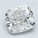 Diamante Natural 2.51 quilates, Del cojín , Color G, claridad VS2 y certificado GIA