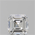Natural Diamond 1.01 Carats, Asscher with  Cut, F Color, VS2 Clarity and Certified by GIA