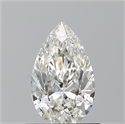 Natural Diamond 0.75 Carats, Pear with  Cut, I Color, VVS2 Clarity and Certified by GIA