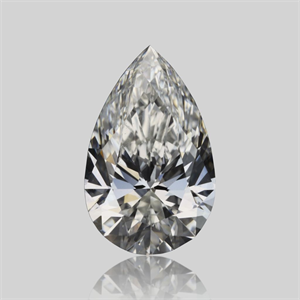 Foto Diamante Natural 0.70 quilates, De pera , Color G, claridad VVS2 y certificado GIA de
