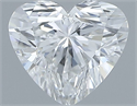 Natural Diamond 0.34 Carats, Heart with  Cut, E Color, VS1 Clarity and Certified by GIA