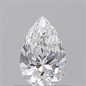 Foto Diamante Natural 0.53 quilates, De pera , Color E, claridad VS2 y certificado GIA de