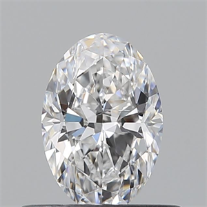 Foto Diamante Natural 0.50 quilates, Ovalado , Color D, claridad SI1 y certificado GIA de