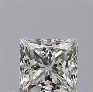 Picture of Natural Diamond 0.41 Carats, Princess with  Cut, H Color, VVS2 Clarity and Certified by GIA